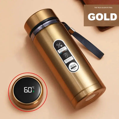500ML-1Liter Stainless Steel Thermos Bottle with LED Temperature Display Sus304 Tea Water Bottle Vacuum Flask Portable Cups by All Mart Bristol Ltd