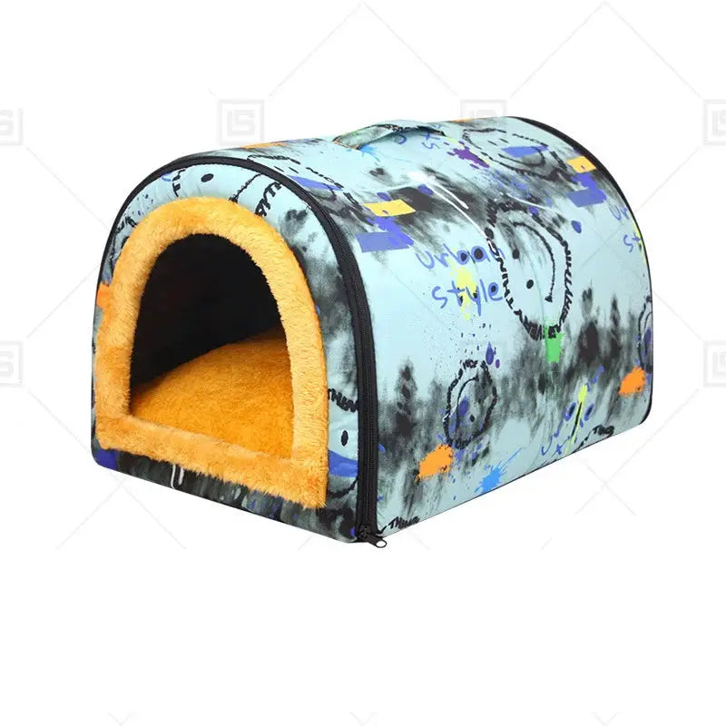 Cats and Dogs House House Small Dog Four Seasons General Can Be Dismantled and Washed Dog House Pet Supplies by All Mart Bristol Ltd
