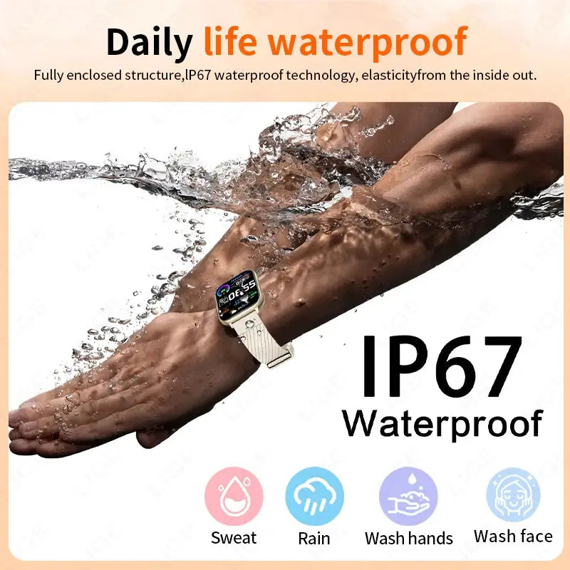 1.83" HD Large Screen 2026 New Smart Watch Bluetooth Call Heart Rate Monitoring Smartwatch Multiple Sport Mode Fitness Bracelet by All Mart Bristol Ltd