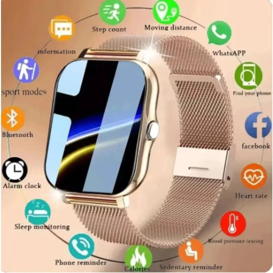 KESHUYOU 2025 Smart Watch 2.01 Inch HD Display Answer Make Call Message Preview Sport Modes DIY Dial Weather Forecast Men Women by All Mart Bristol Ltd