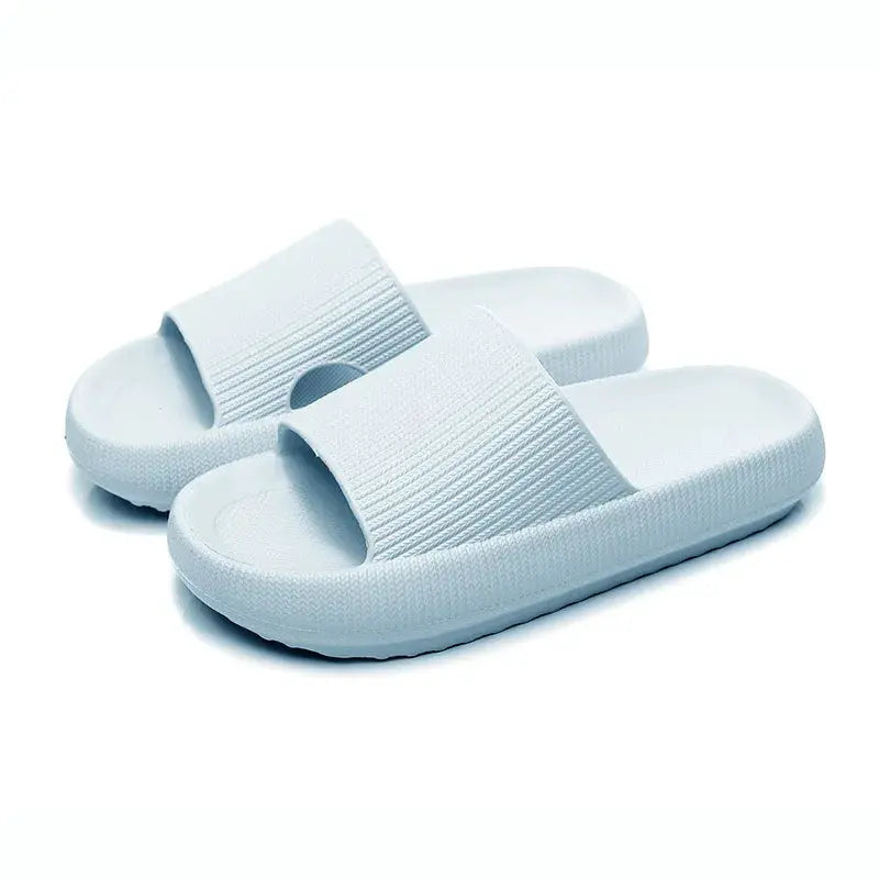 Women Thick Platform Cloud Slippers Indoor Home Eva Soft Sole Pillow Slides Sandals Woman 2025 Summer Non Slip Beach Flip Flops by All Mart Bristol Ltd