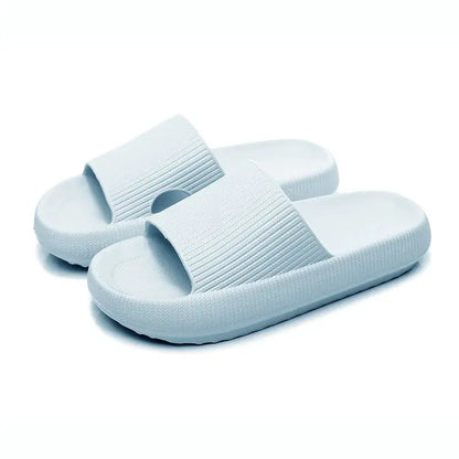 Women Thick Platform Cloud Slippers Indoor Home Eva Soft Sole Pillow Slides Sandals Woman 2025 Summer Non Slip Beach Flip Flops by All Mart Bristol Ltd