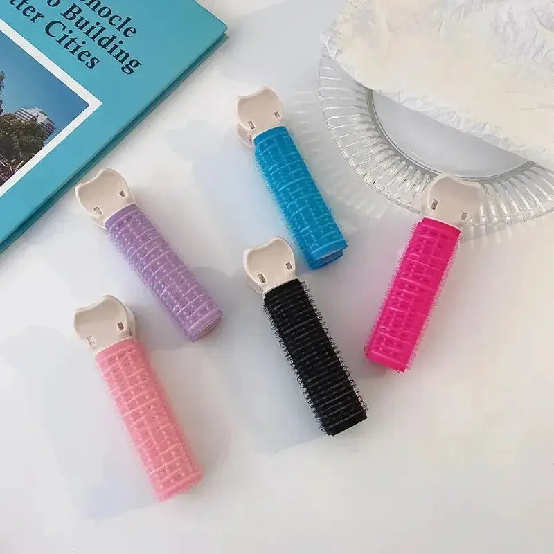 2Pcs Bangs Hair Root Fluffy Hair Clips Lazy Hair Top Styling Curling Barrel Portable Korean Hair Clips Hair Rollers by All Mart Bristol Ltd