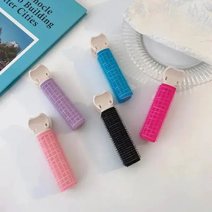 2Pcs Bangs Hair Root Fluffy Hair Clips Lazy Hair Top Styling Curling Barrel Portable Korean Hair Clips Hair Rollers by All Mart Bristol Ltd