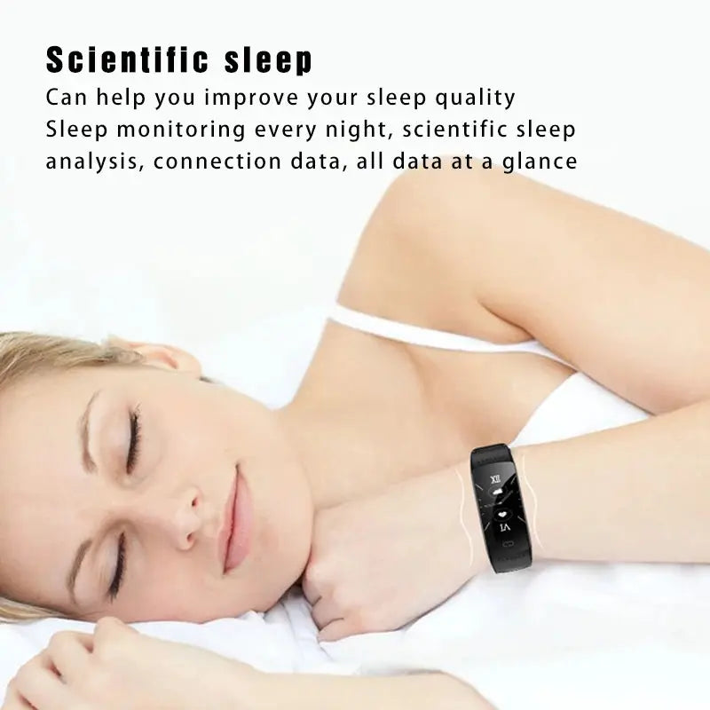 FOXBOX 2025 For All Smartphone Connections Smart Bracelet Fitness Sports Men Woman Band Couple Smartwatch Waterproof Watch LIGE by All Mart Bristol Ltd