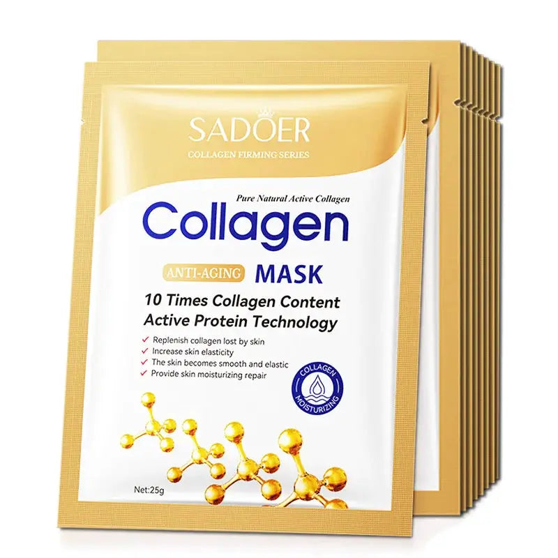20pcs Hyaluronic Acid Collagen Face Mask skincare Moisturizing Firming Hydrating Facial Masks Sheet Mask Korean Skin Care by All Mart Bristol Ltd