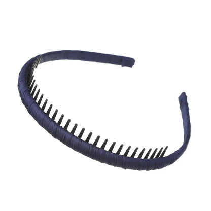 AWAYTR Women Pearl Rhinestones Antislip Hairband For With Teeth Hair Band Headband Hair Hoop Bezel Fashion Hair Accessories by All Mart Bristol Ltd