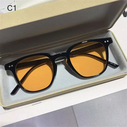 Women's Fashion Eyewear Sun Glasses Square Sunglasses Men Shades Vintage Oversized Sunglasses by All Mart Bristol Ltd