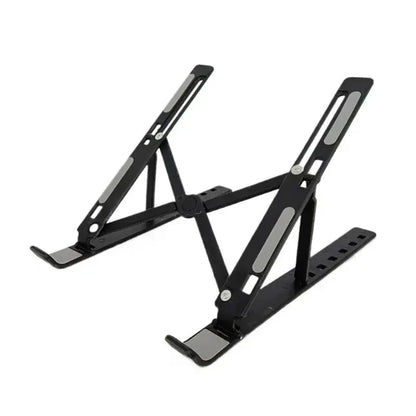 Universal Laptop Stand Foldable Adjustable Aluminum Alloy Notebook Holder Desktop Bracket for MacBook Air Pro Xiaomi by All Mart Bristol Ltd