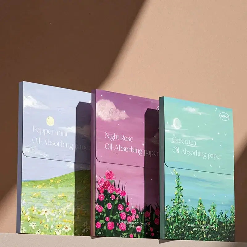 100Pcs/box Face Oil Blotting Paper Protable Matting Face Wipes Facial Cleanser Oil Control Oil-absorbing Face Cleaning Tools New by All Mart Bristol Ltd