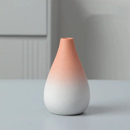Ceramic Small flower Vase Home Decoration Crafts Tabletop Ornament Simplicity Japanese-style Decoration by All Mart Bristol Ltd