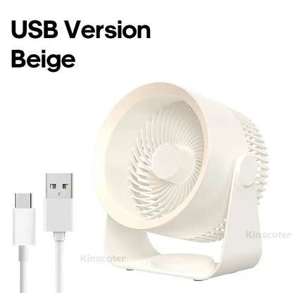 Cordless Electric Fan 4000mah Wireless Portable Air Circulator Fan Desktop Wall Ceiling Air Cooling Cooler Quiet Ventilator by All Mart Bristol Ltd