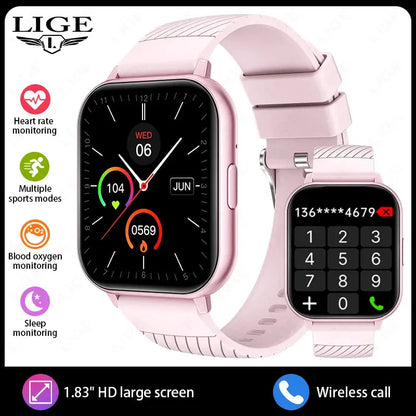 1.83" HD Large Screen 2026 New Smart Watch Bluetooth Call Heart Rate Monitoring Smartwatch Multiple Sport Mode Fitness Bracelet by All Mart Bristol Ltd