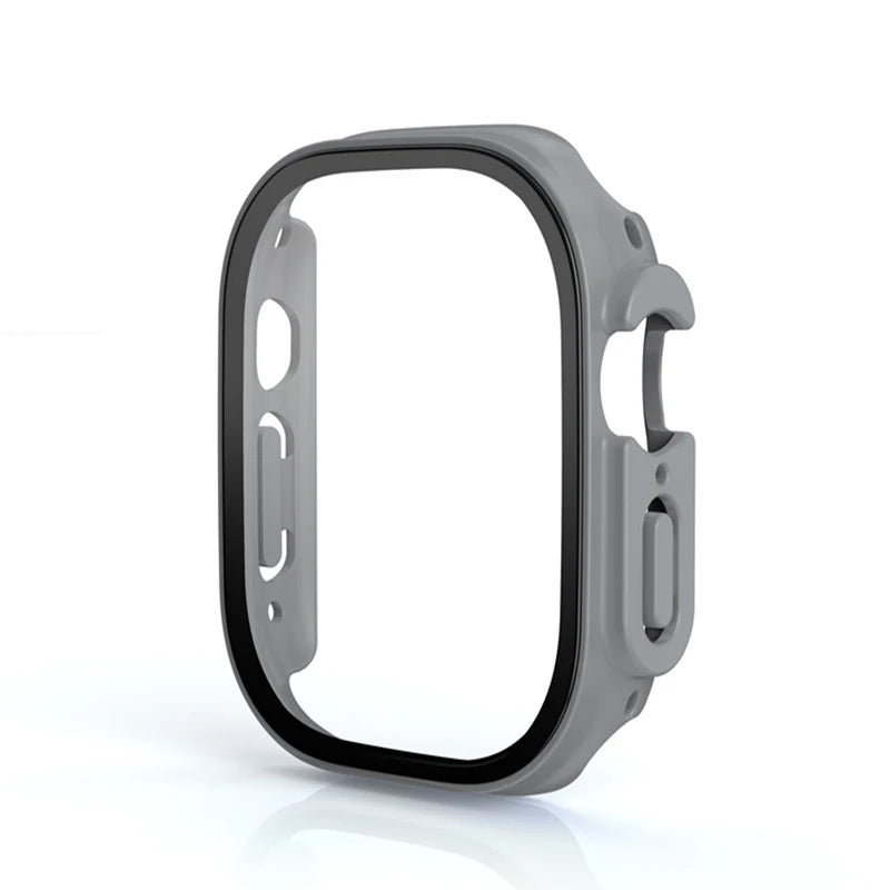 Glass+case For Apple Watch Ultra 49mm PC Bumper+Screen Protector Tempered luxury box Cover for apple watch ultra 2 Accessories by All Mart Bristol Ltd
