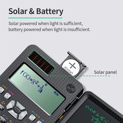 Solar Scientific Calculator with LCD Notepad 417 Functions Professional Portable Foldable Calculator for Students Upgraded 991ES by All Mart Bristol Ltd