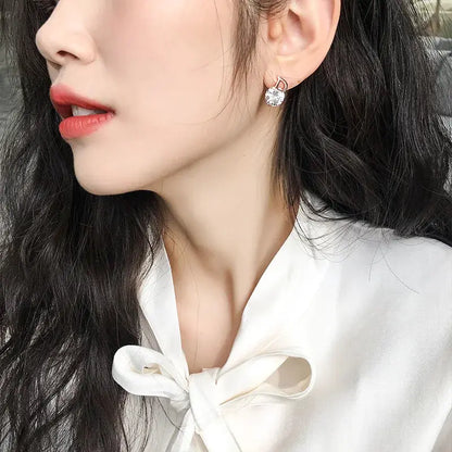 Korean Style Design sense Classic Asymmetric D Letter Gold Colour Earrings Women's Temperament Accessories Party Luxury Jewelry by All Mart Bristol Ltd