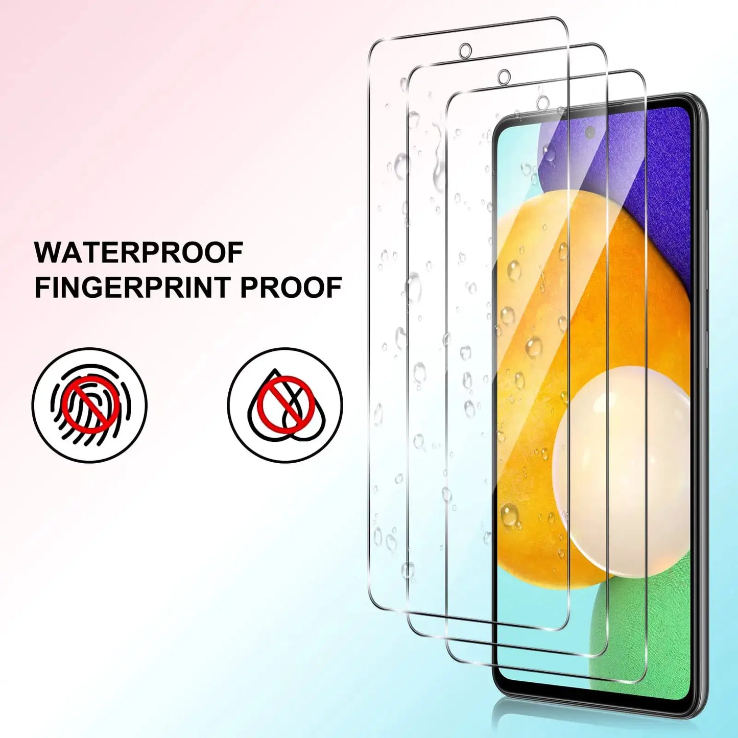 Screen Protector For Galaxy A52s 5G Samsung Tempered Glass High Aluminum 9H HD Clear Transparent Case Friendly by All Mart Bristol Ltd