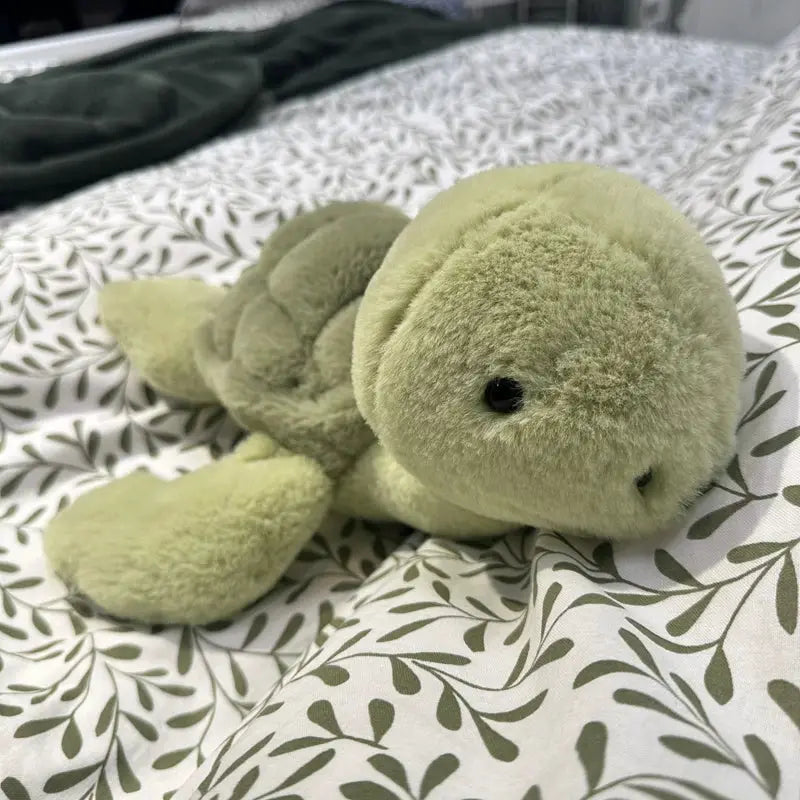 Realistic Tortoise Plush Toys Sea Turtle Soft Cute Animal Doll Stuffed Keyring Car Bag Children Gift by All Mart Bristol Ltd