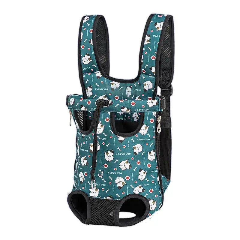 Adjustable Cat Carrier Bag Pet Double Shoulder Backpack Portable Bag Outdoor Travel Camping Hiking Cat Bag Dog Bag by All Mart Bristol Ltd