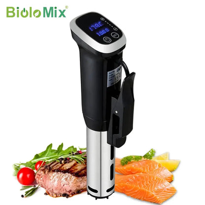 BioloMix 2.55 Generation IPX7 Waterproof Vacuum Sous Vide Cooker Immersion Circulator Accurate Cooking With LED Digital Display by All Mart Bristol Ltd