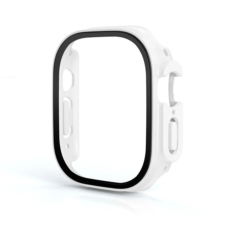Glass+case For Apple Watch Ultra 49mm PC Bumper+Screen Protector Tempered luxury box Cover for apple watch ultra 2 Accessories by All Mart Bristol Ltd