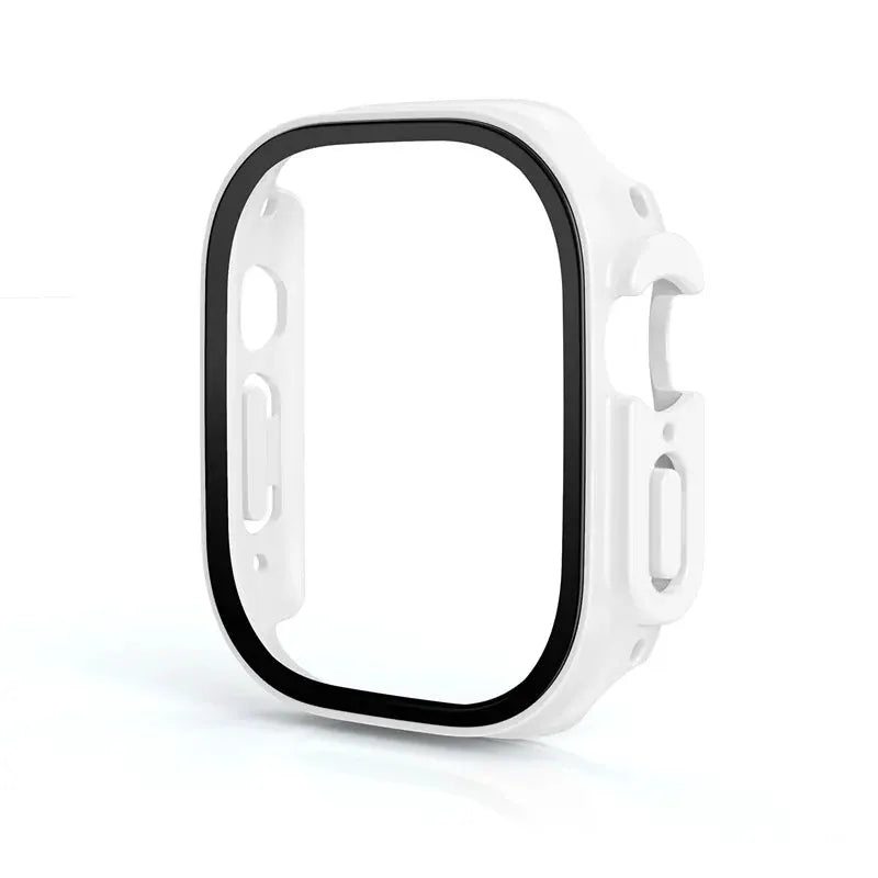 Glass+case For Apple Watch Ultra 49mm PC Bumper+Screen Protector Tempered luxury box Cover for apple watch ultra 2 Accessories by All Mart Bristol Ltd