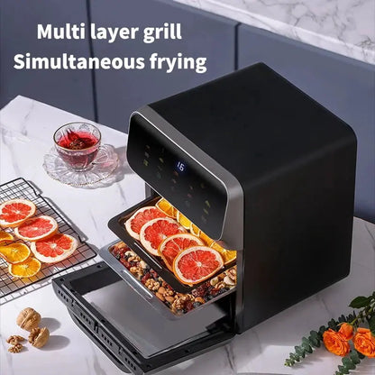 10L Large Capacity Visible Electric Air Fryer Convection Oven by All Mart Bristol Ltd