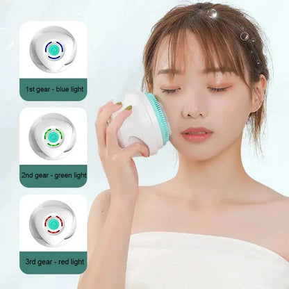 Electric 5-in-1 Rechargeable Body Cleaning Bath Brush Set by All Mart Bristol Ltd