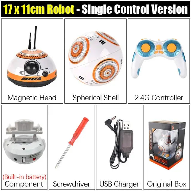 RC Robot 2.4G Radio Remote Control With Sound Watch Gesture Induction Sensor Intelligent Robot Car Model Kid Electronic Toy Gift by All Mart Bristol Ltd