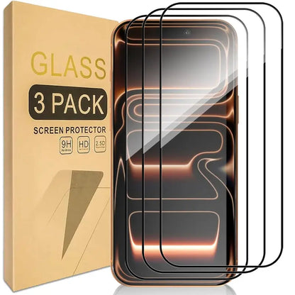 1-3Pcs HD Clear Glass Screen Protector for iPhone 16 17 Pro Max Tempered Glass Protection for iPhone 17/17Pro/17ProMax/17Air by All Mart Bristol Ltd