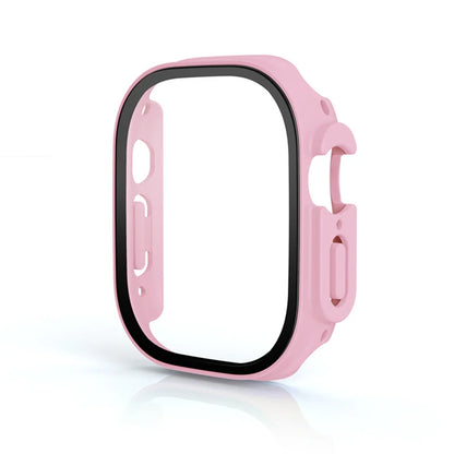 Glass+case For Apple Watch Ultra 49mm PC Bumper+Screen Protector Tempered luxury box Cover for apple watch ultra 2 Accessories by All Mart Bristol Ltd