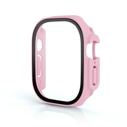 Glass+case For Apple Watch Ultra 49mm PC Bumper+Screen Protector Tempered luxury box Cover for apple watch ultra 2 Accessories by All Mart Bristol Ltd