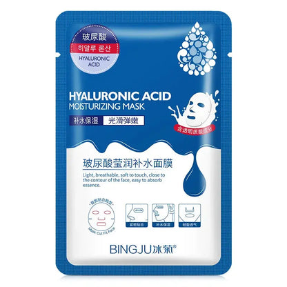 20pcs Hyaluronic Acid Collagen Face Mask skincare Moisturizing Firming Hydrating Facial Masks Sheet Mask Korean Skin Care by All Mart Bristol Ltd