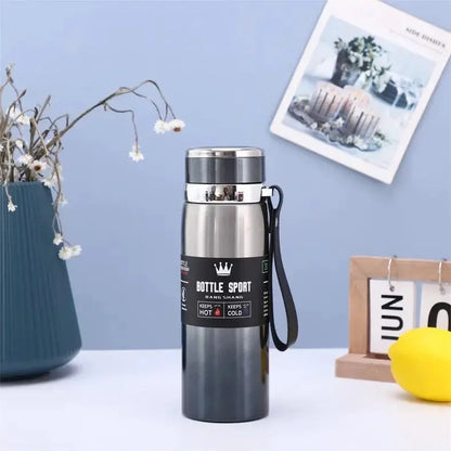1000ml Thermal Water Bottle Thermos Vacuum Flask Double Stainless Steel Coffee Tea Insulated Cup Leakage-proof for Office by All Mart Bristol Ltd