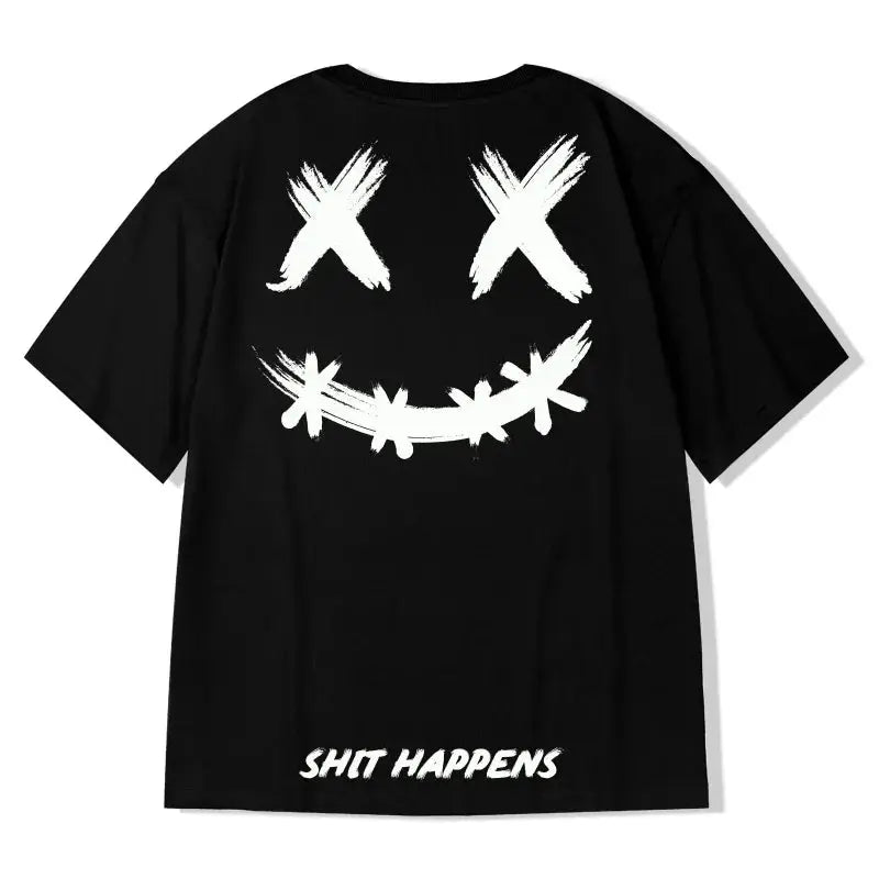 HMZ 2024 T Shirt Streetwear Men Oversized Hip Hop T-Shirt Print Harajuku Tshirt Summer Short Sleeve Cotton Loose Tops Tees Men by All Mart Bristol Ltd