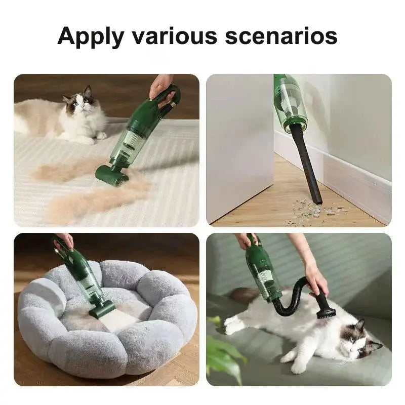 Super 400000R Portable Wireless Household Vacuum Cleaner Pet Hair Cleaning Remover Car Home Vacuum Cat Dogs Cleaning Tools by All Mart Bristol Ltd