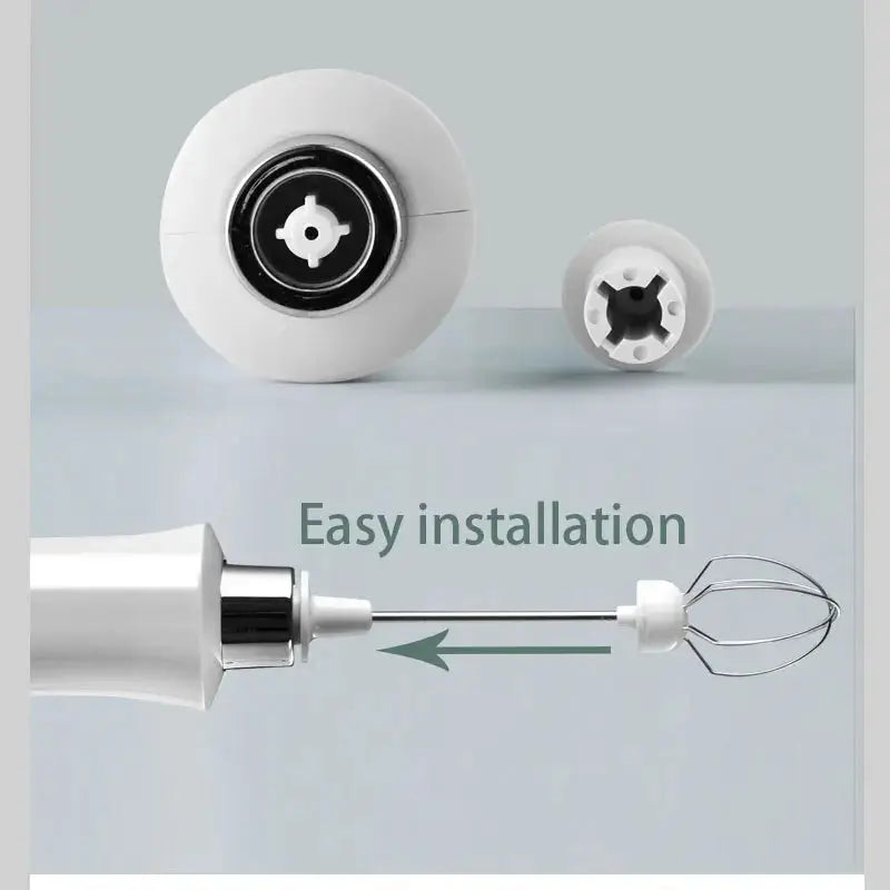 3-in-1 Electric Handheld Milk Frother and Drink Mixer by All Mart Bristol Ltd