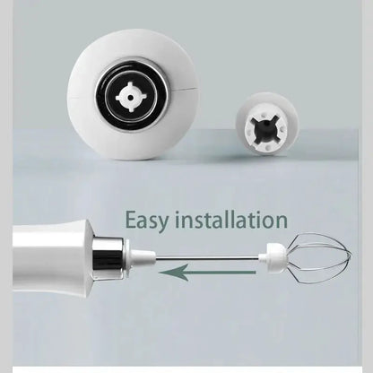 3-in-1 Electric Handheld Milk Frother and Drink Mixer by All Mart Bristol Ltd