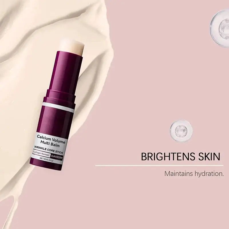 Calcium Volume Multi Balm Korean Skincare Stick,Face & Eye Cream,Collagen Deep Moisturizing Anti-Wrinkle,Suitable for Pre Makeup by All Mart Bristol Ltd