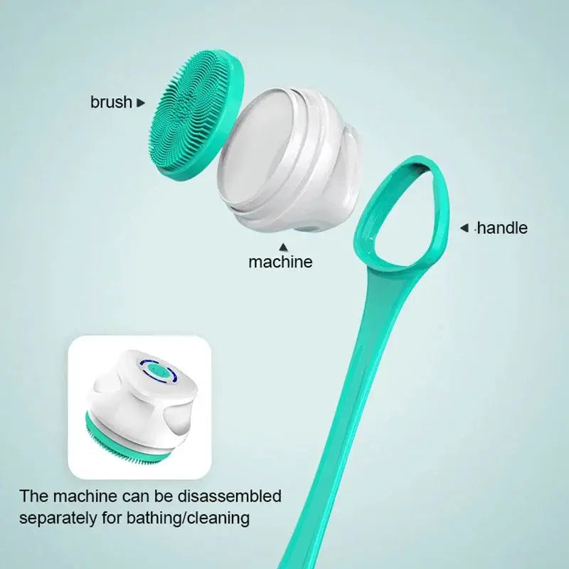 Electric 5-in-1 Rechargeable Body Cleaning Bath Brush Set by All Mart Bristol Ltd