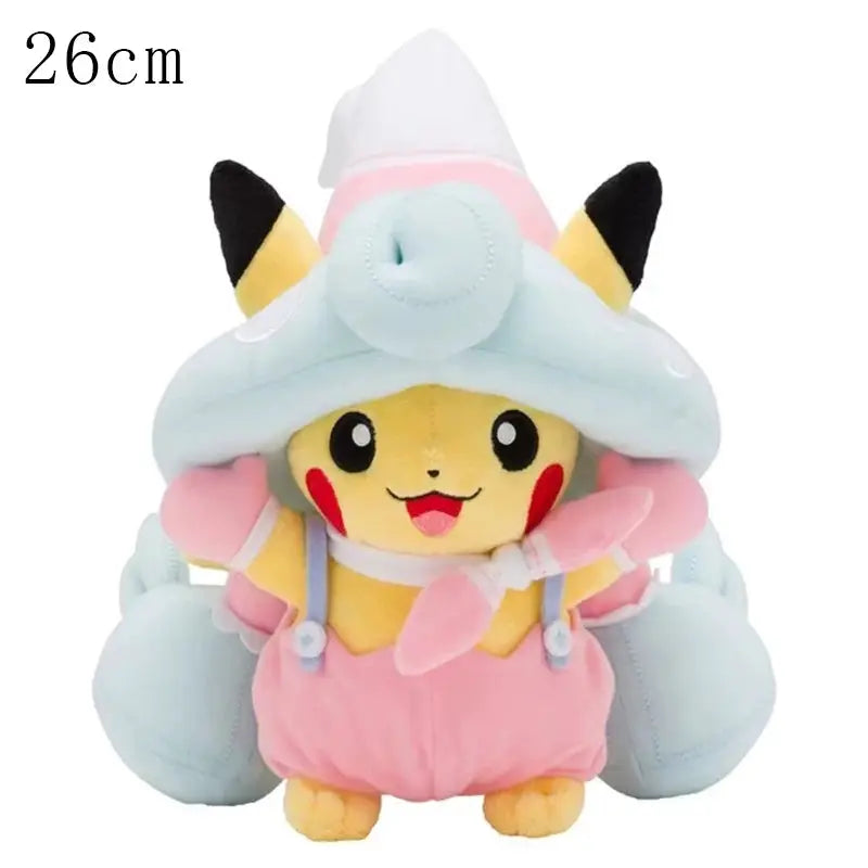 Cos Eevee Pikachu Cosplay Plush Toy Charizard Peluche Snorlax Garchomp Tyranitar Hydreigon Stuffed Animal Doll Plushies Toy Gift by All Mart Bristol Ltd