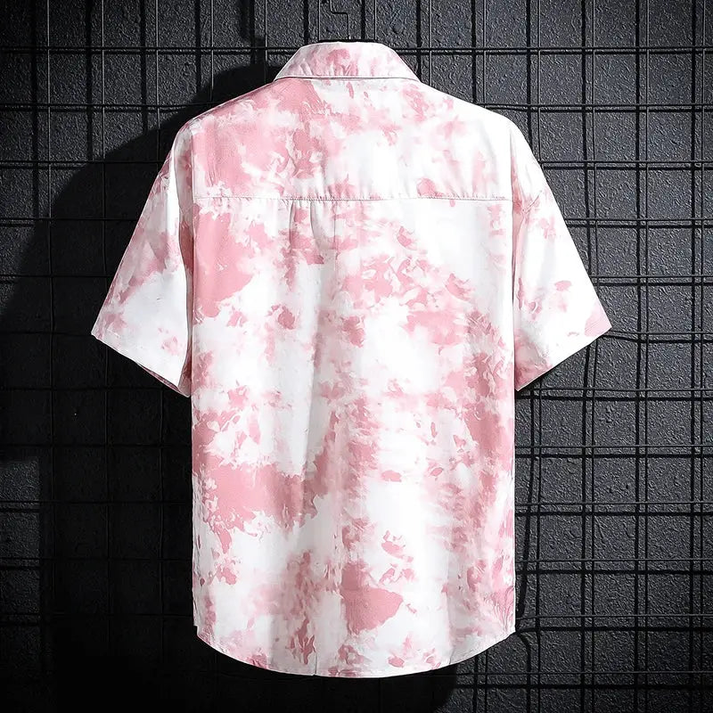 Men and Women's Short-Sleeved Printed Shirt, Casual Beach Clothes, Personality Thin Couple Tops, New by All Mart Bristol Ltd