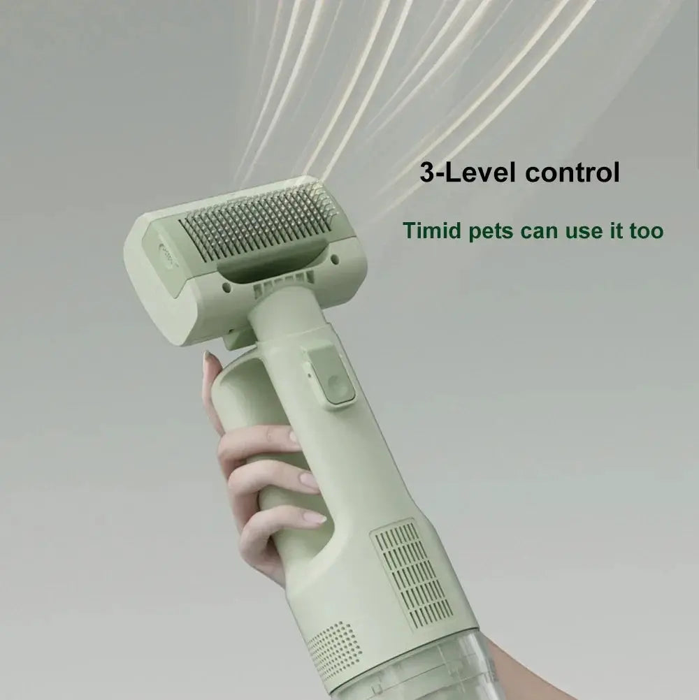 Cat Grooming Vacuum 5Brushes Pet Grooming Kit with 0.3L Hair Dust Cup Dog Vacuum Cleaner for Pets Cats Dogs Hair Vacuum Cleaner by All Mart Bristol Ltd