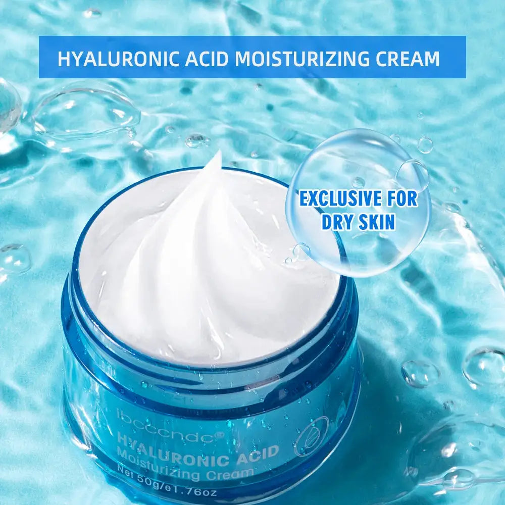 Hyaluronic Acid Gel Cream Hydrating Face Moisturizer For Hydrate&Smooth Extra-Dry Skin Nourishing Improve Dryness Facial Lotion by All Mart Bristol Ltd