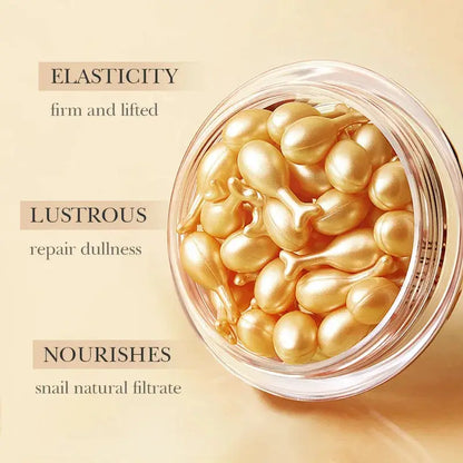 30pcs SADOER Rose Sanil Face Serum Capsule Facial Moisturizing Brightening Firming Facial Essence Beauty Face Skin Care Products by All Mart Bristol Ltd