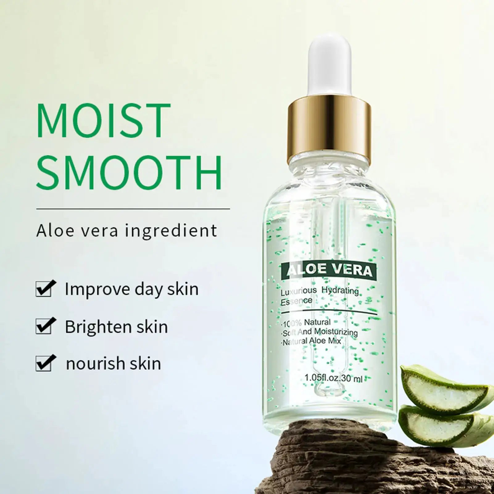 Organic Aloe Vera Gel 30ML Aloe Vera Luxurious Moisturizing Essence Aloe Vera Hydrating Serums Infuses Skin With Moisture And by All Mart Bristol Ltd