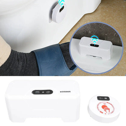 Automatic Toilet Flusher Touchless Toilet Flush Kit USB Rechargeable Versatile 20cm Sensing Distance IPX6 Water Proof for Home by All Mart Bristol Ltd