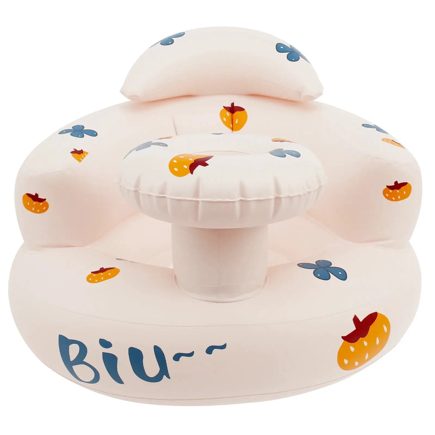 Inflatable Baby Chair Portable Baby Sofa Breathable Inflatable Baby Chair PVC Multifunctional Seat Practice Sitting Bath Stool by All Mart Bristol Ltd