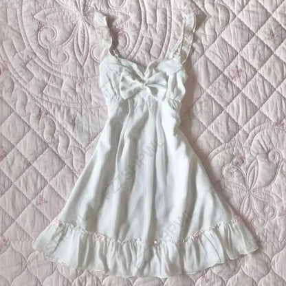 Grunge Punk Gothic Fairycore Emo Girls Dress Sexy Slim Lace Chic Fashion Aesthetic Women's Dresses Harajuku Retro Y2K Streetwear by All Mart Bristol Ltd