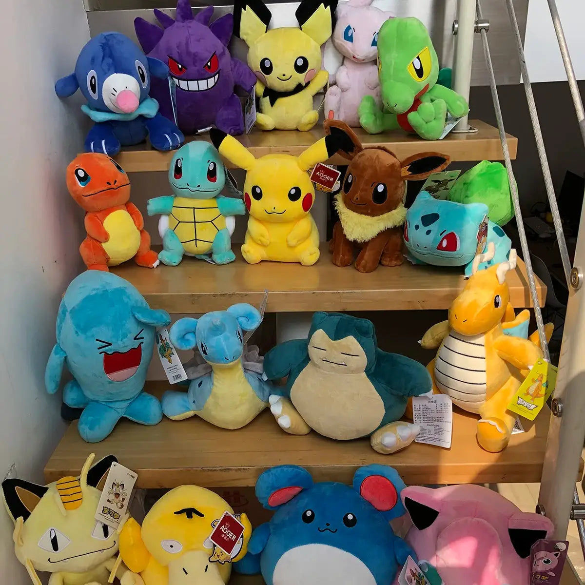 Pokemon Plush Toy High Quality With Tag Anime Cartoon Pikachu Charmander Squirtle Bulbasaur Stuffed Doll Gift For Kids Children by All Mart Bristol Ltd